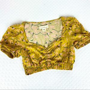 Anthropologie crop top